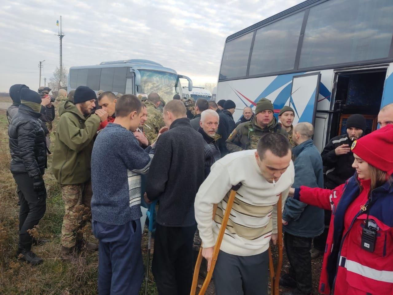 Extra photos of freed Ukrainian Warriors in switch with russia