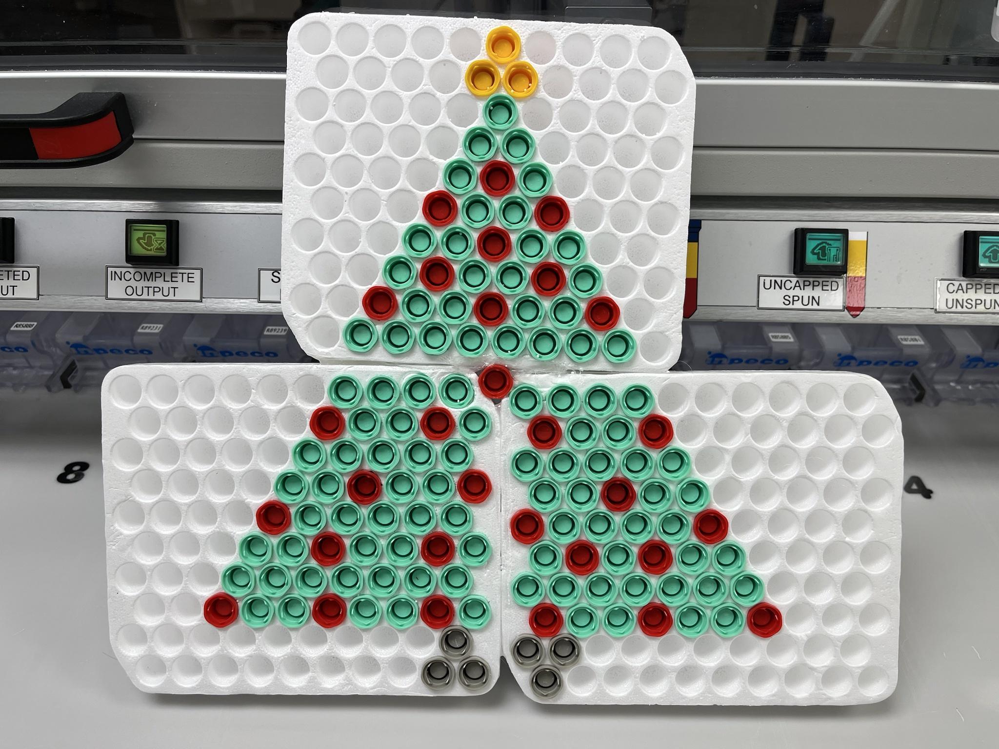 Lab Christmas tree