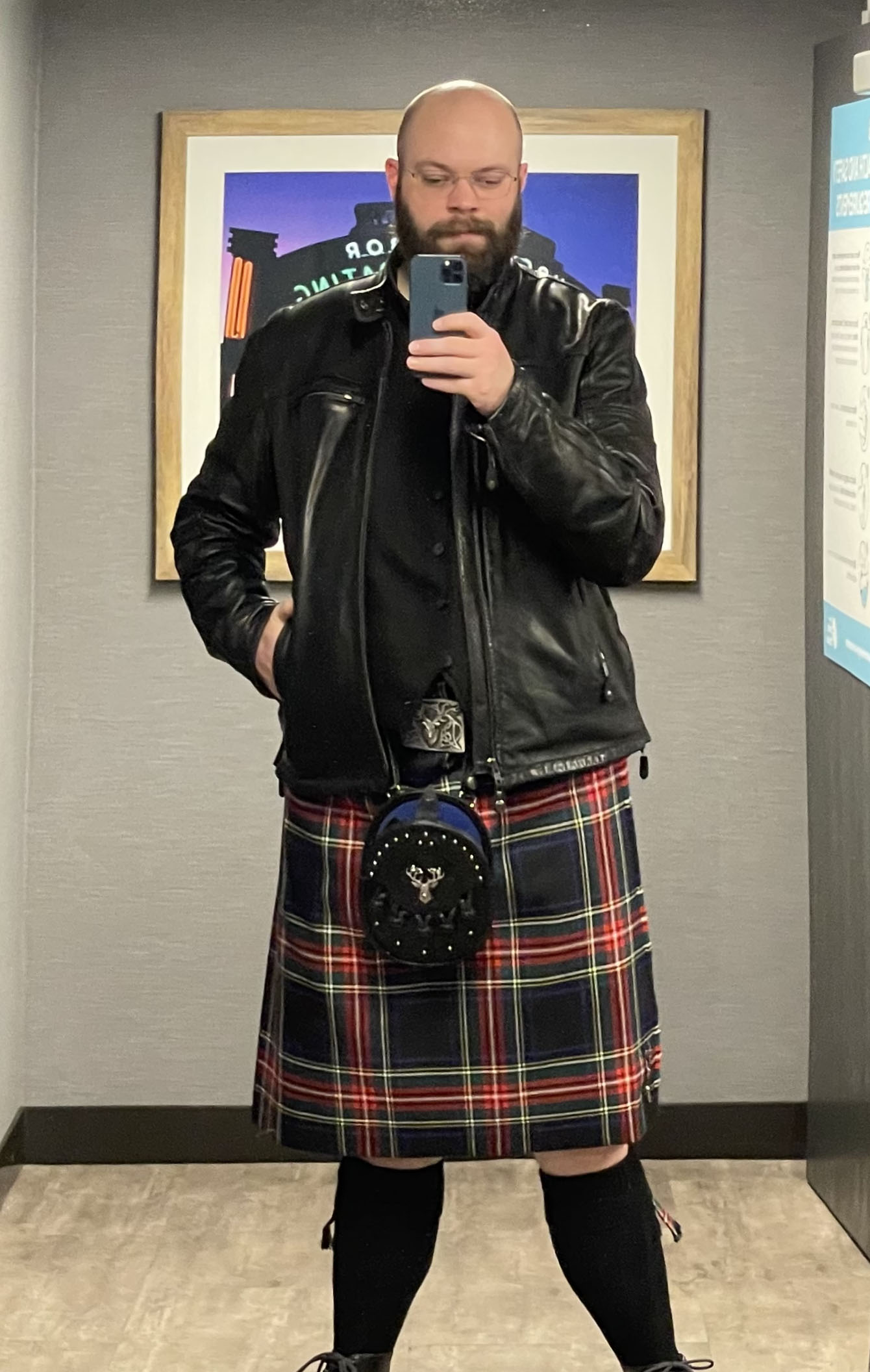 I used to be as soon as urged to costume up for the holiday fetch together but no longer what that supposed. So I wore my kilt.