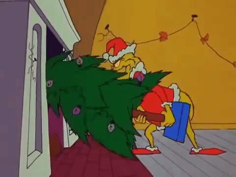 Grinch can’t salvage tree within the chimney