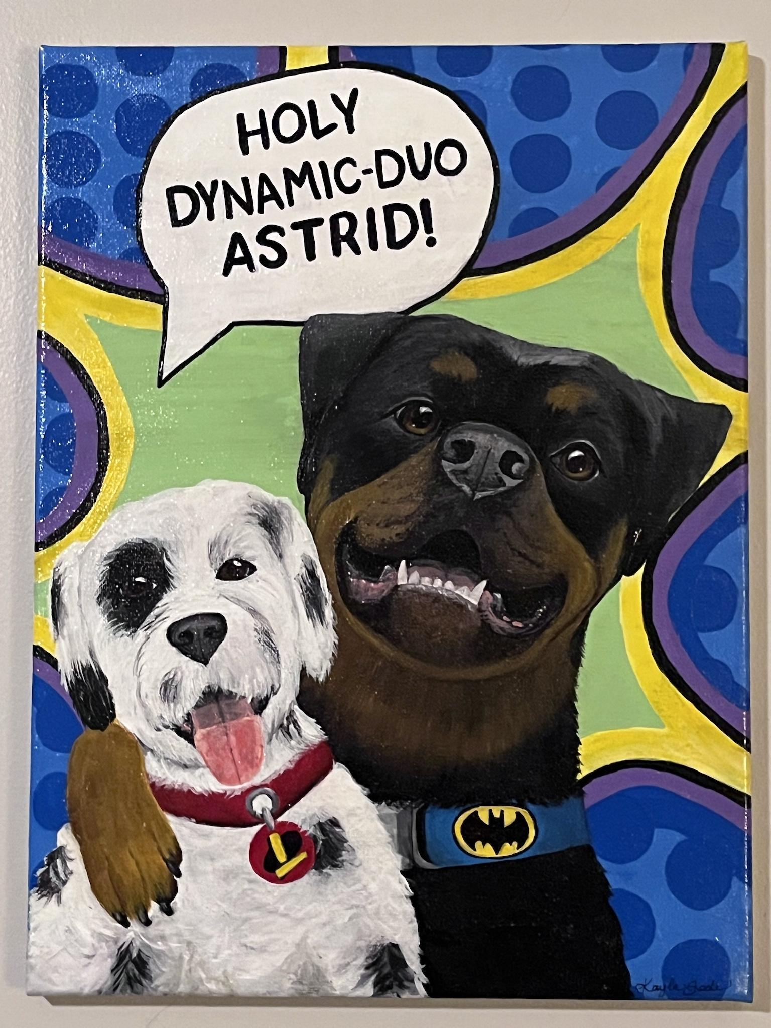 My Ultimate friend Did a Painting for Me. Turd and her Most fine Ultimate friend Lucky!