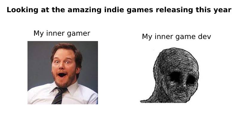 The duality of being a game developer