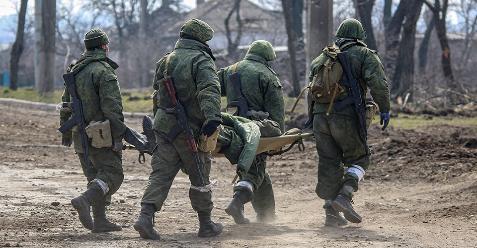 Russian medics hover from occupied Melitopol