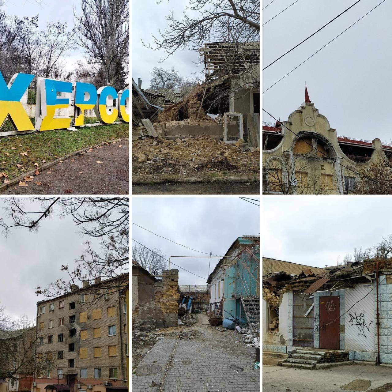 Kherson – crushed up, but now not broken