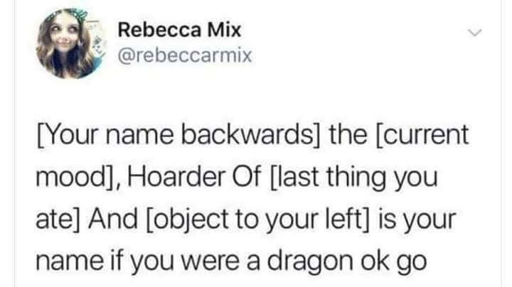SgniwderNaibsel the sleepy, hoarder of dog collars and peanut butter toast