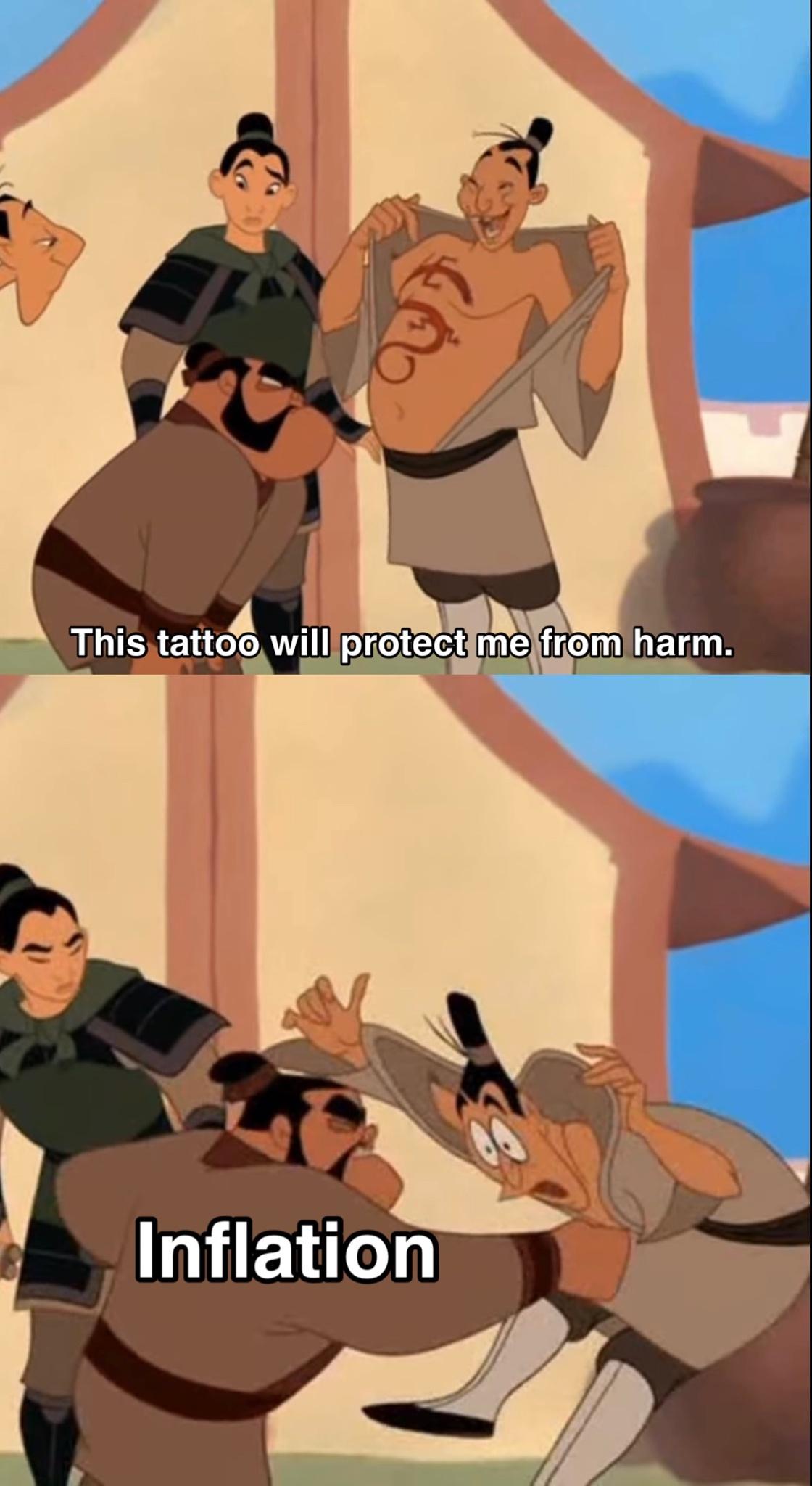 Mulan double tattoo meme