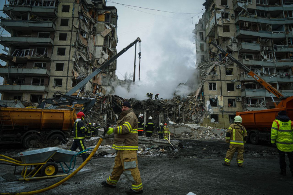 Loss of life toll rises to 40 after Russian assault on apartment building in Dnipro