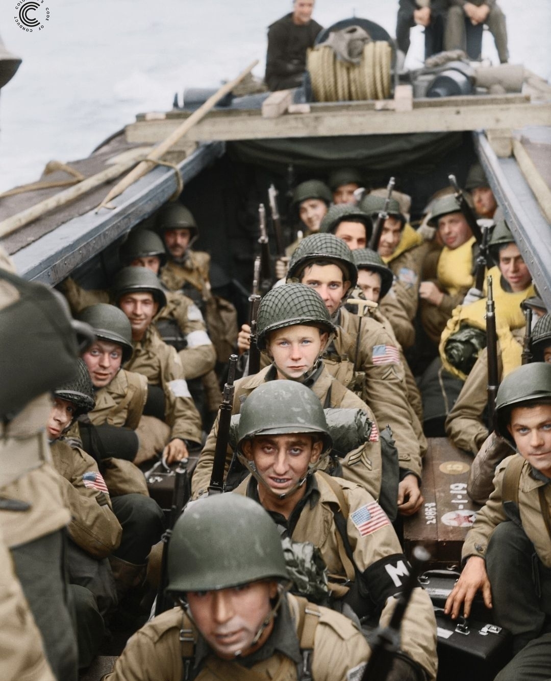 Photograph of World War Two in color