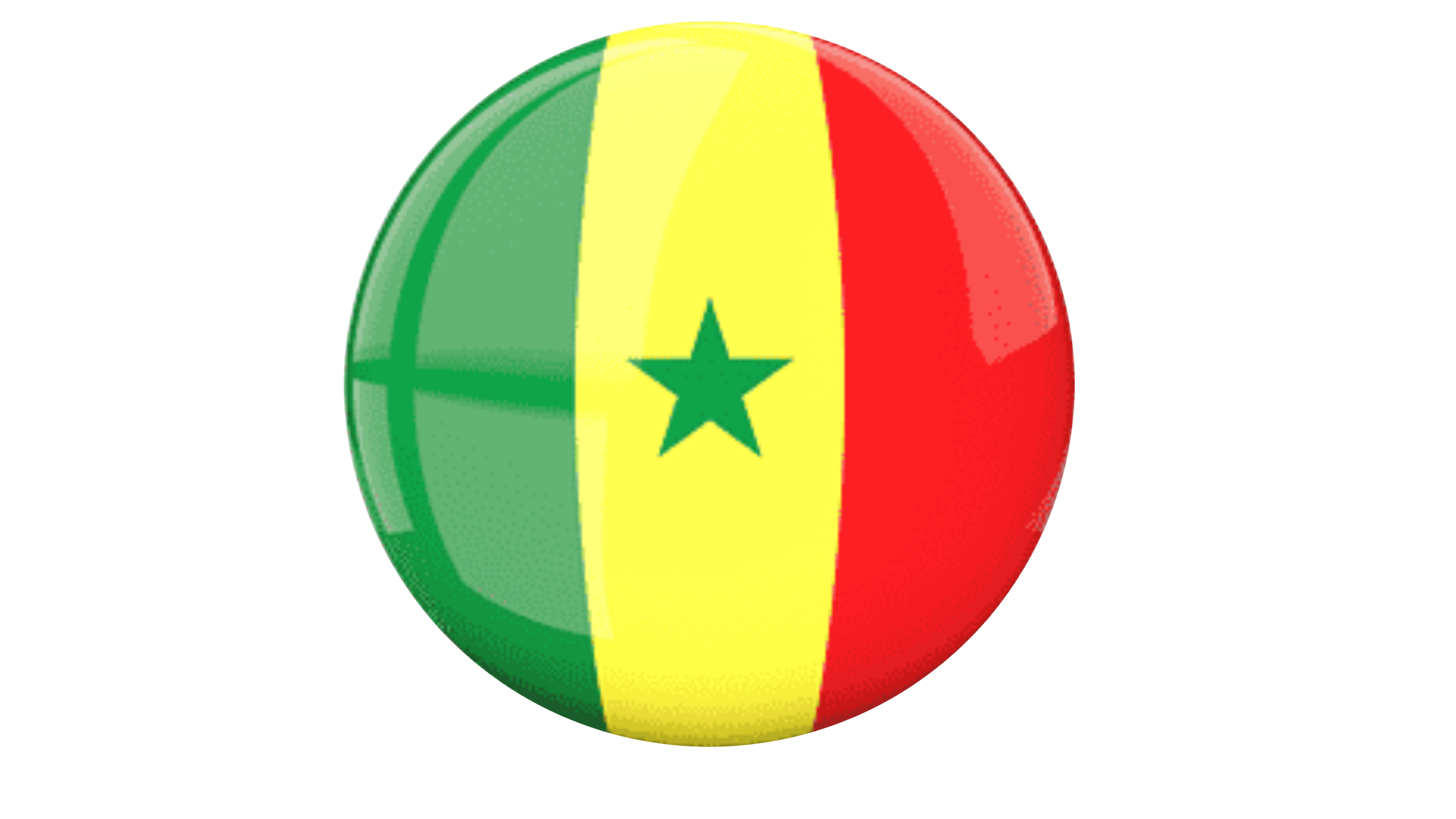 Senegal Circle flag png