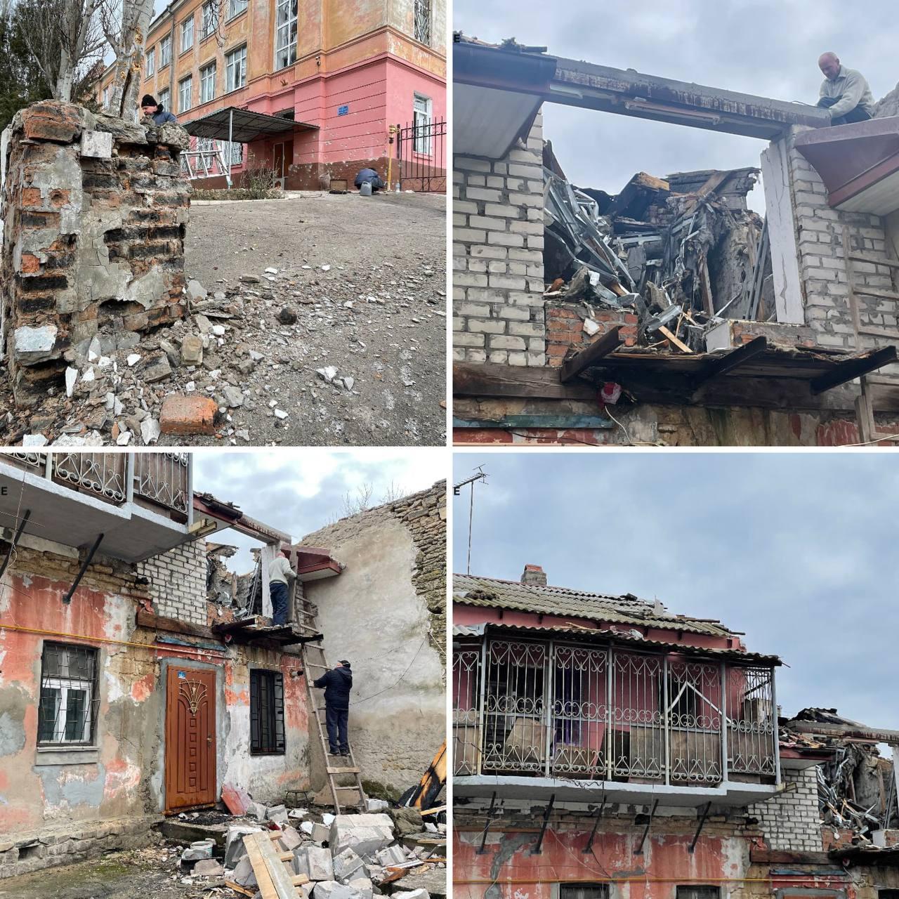 Residential building and a school after Russian assault on Kherson the day outdated to tonight