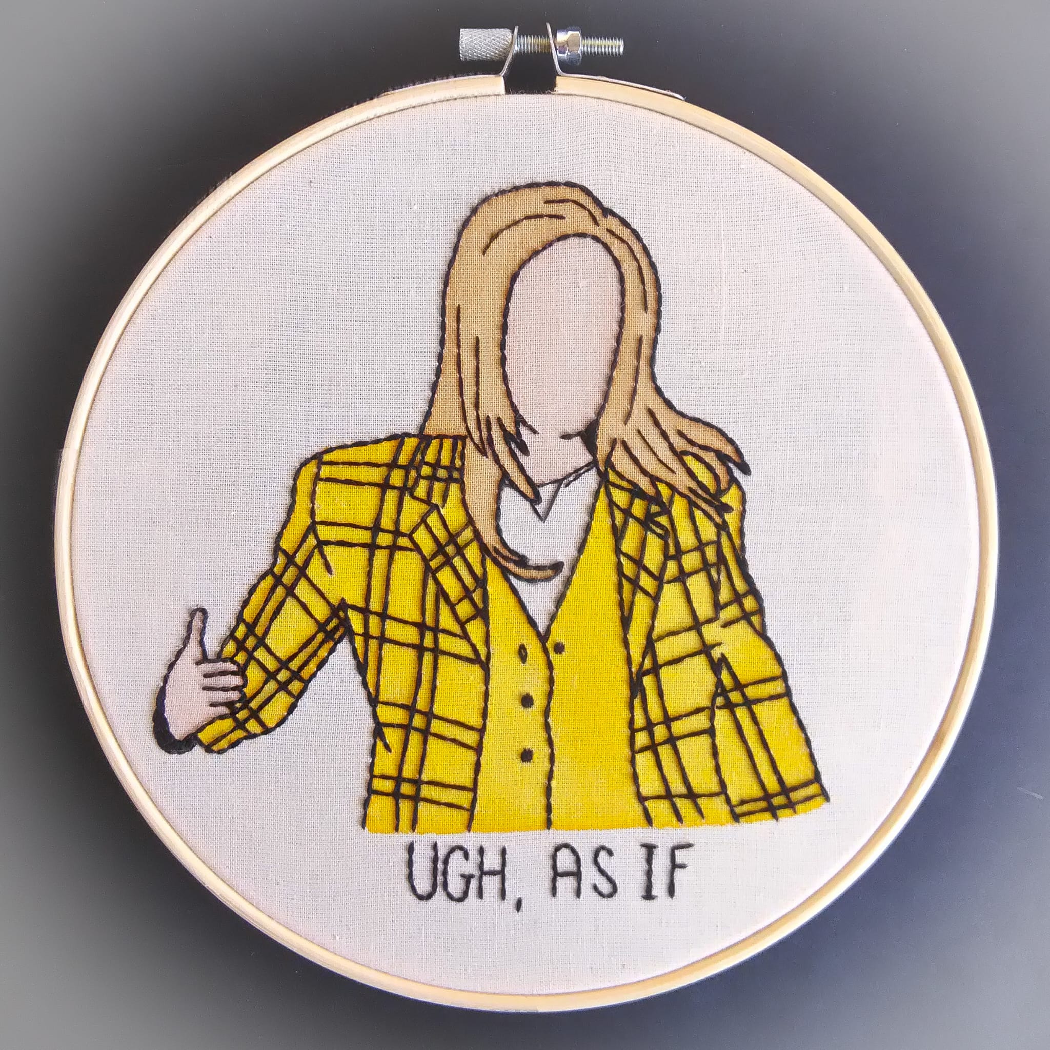 Upright wanted to share some of my 90s-impressed embroideries
