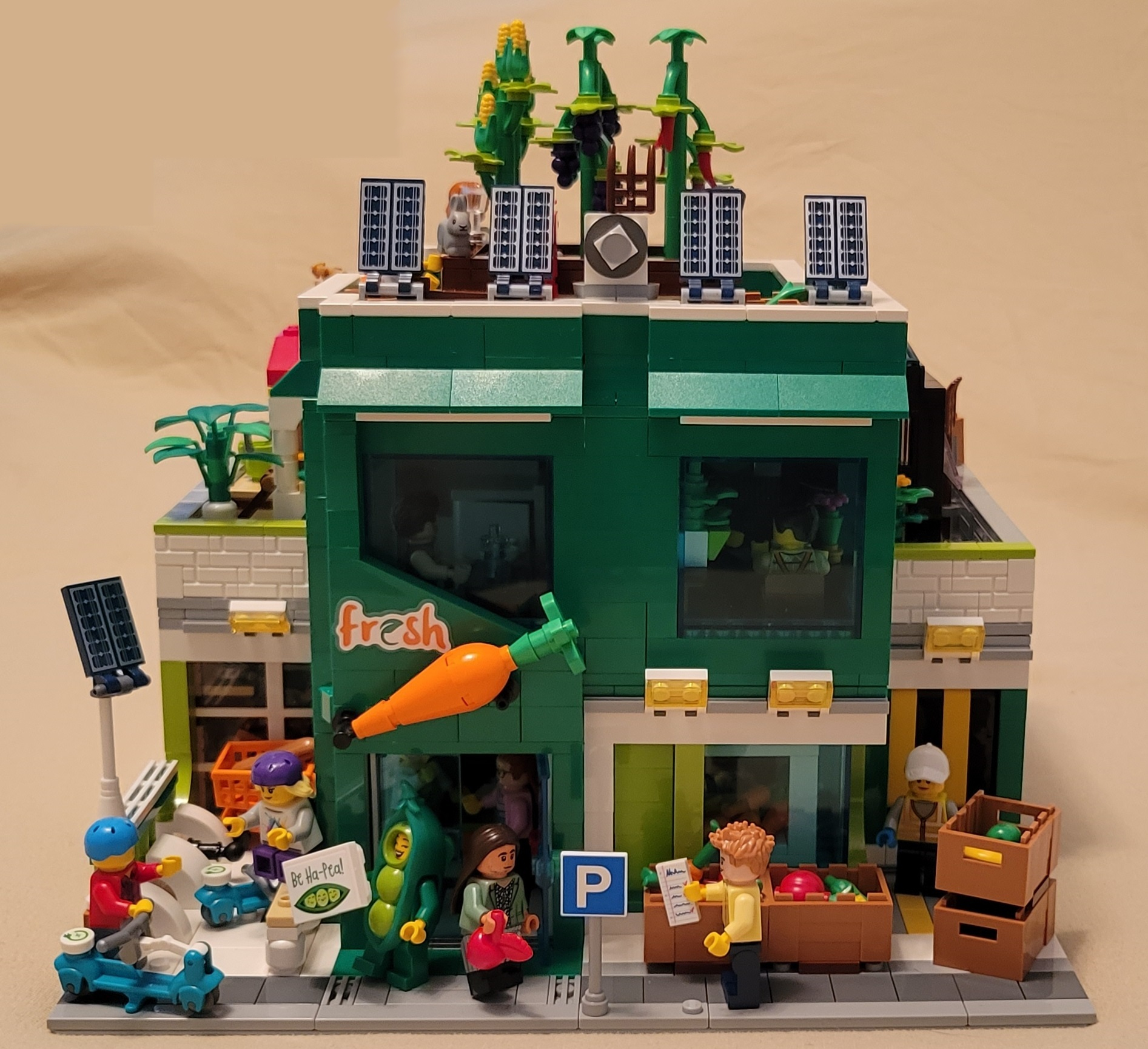 My 2nd Lego invent of My Possess Introduction (MOC). Urban Organic Market