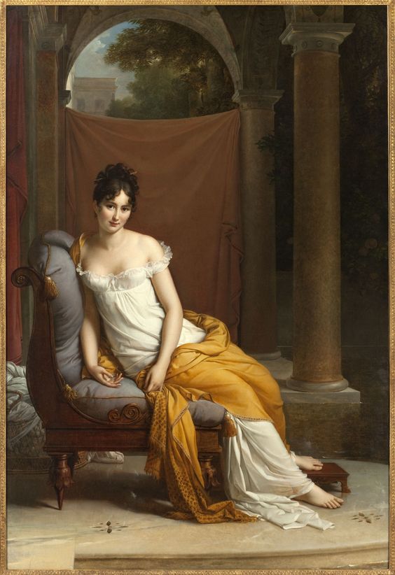 Francois Gerard (1770-1837) characterize of Juliette Recamier (born Bernard, 1777-1849), french lady of letters