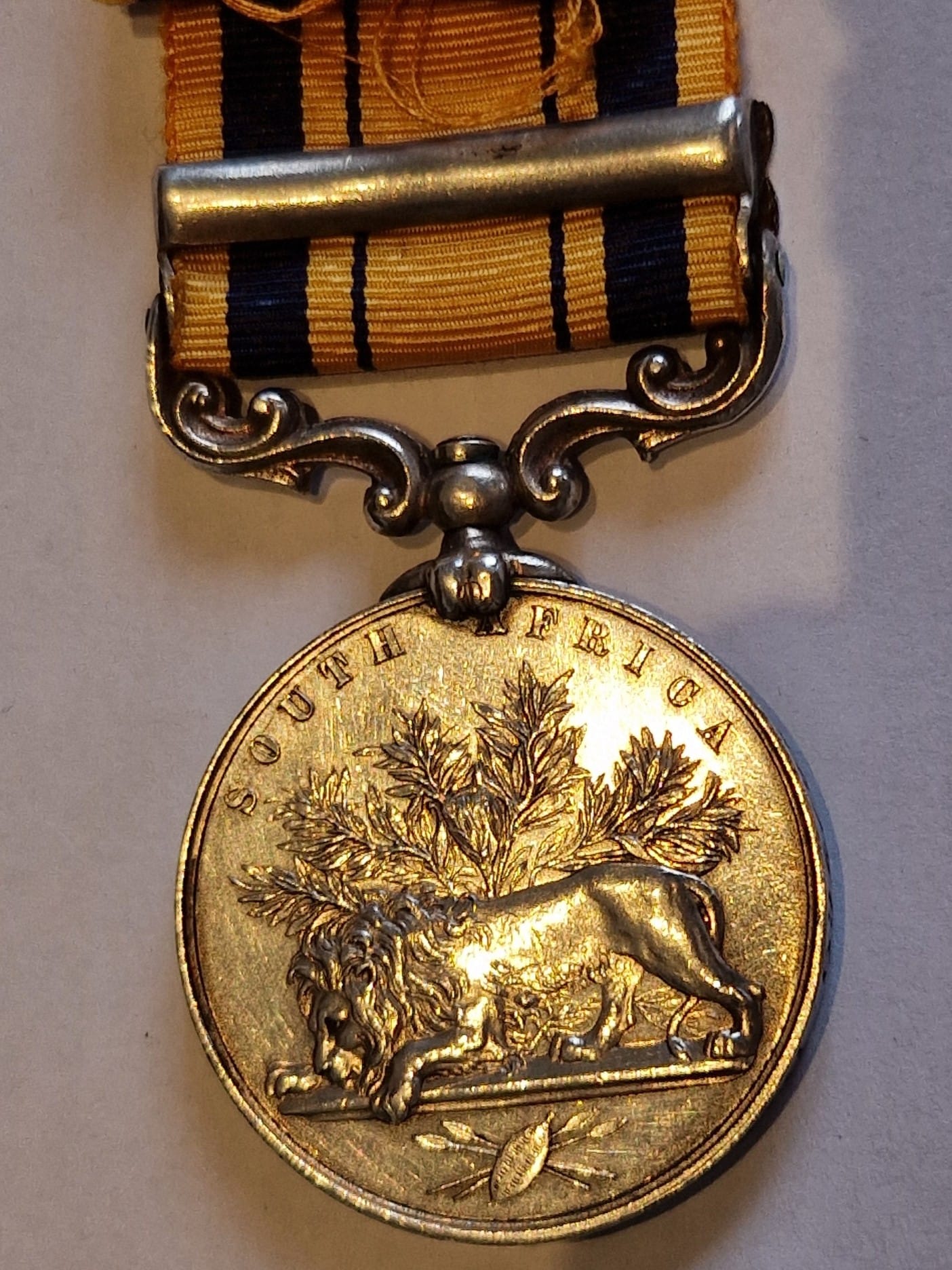Reverse of South Africa Medal ( Zulu Battle ) 1879