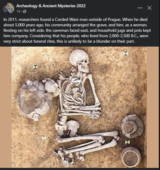 Seemingly transgender girl from 4800 years previously.