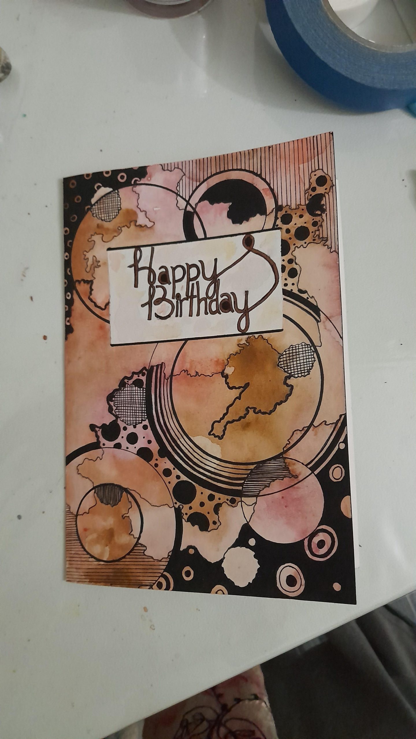 First birthday card I’ve made in years!
