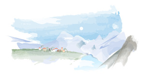 mountain, landscape, snow