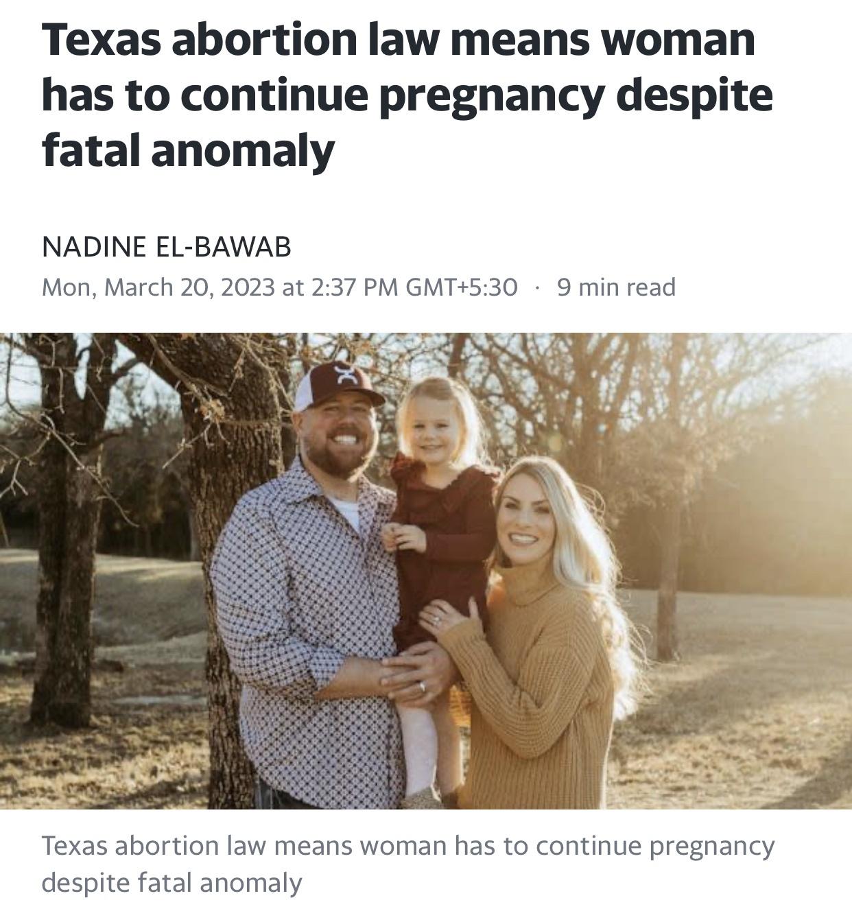 Fucked round and came upon out: “Skilled-existence lady says she could maybe possess to aloof be ready to acquire an abortion after abortion outlawed.” …welp