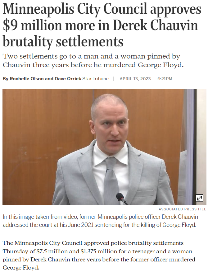 Minneapolis City Council approves $9 million extra in Derek Chauvin brutality settlements. Two settlements toddle to a particular person and a woman pinned by Chauvin three years sooner than he murdered George Floyd.