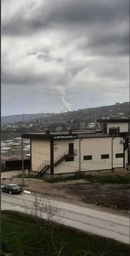 Feodosiya (Crimea), some explosions are heard
