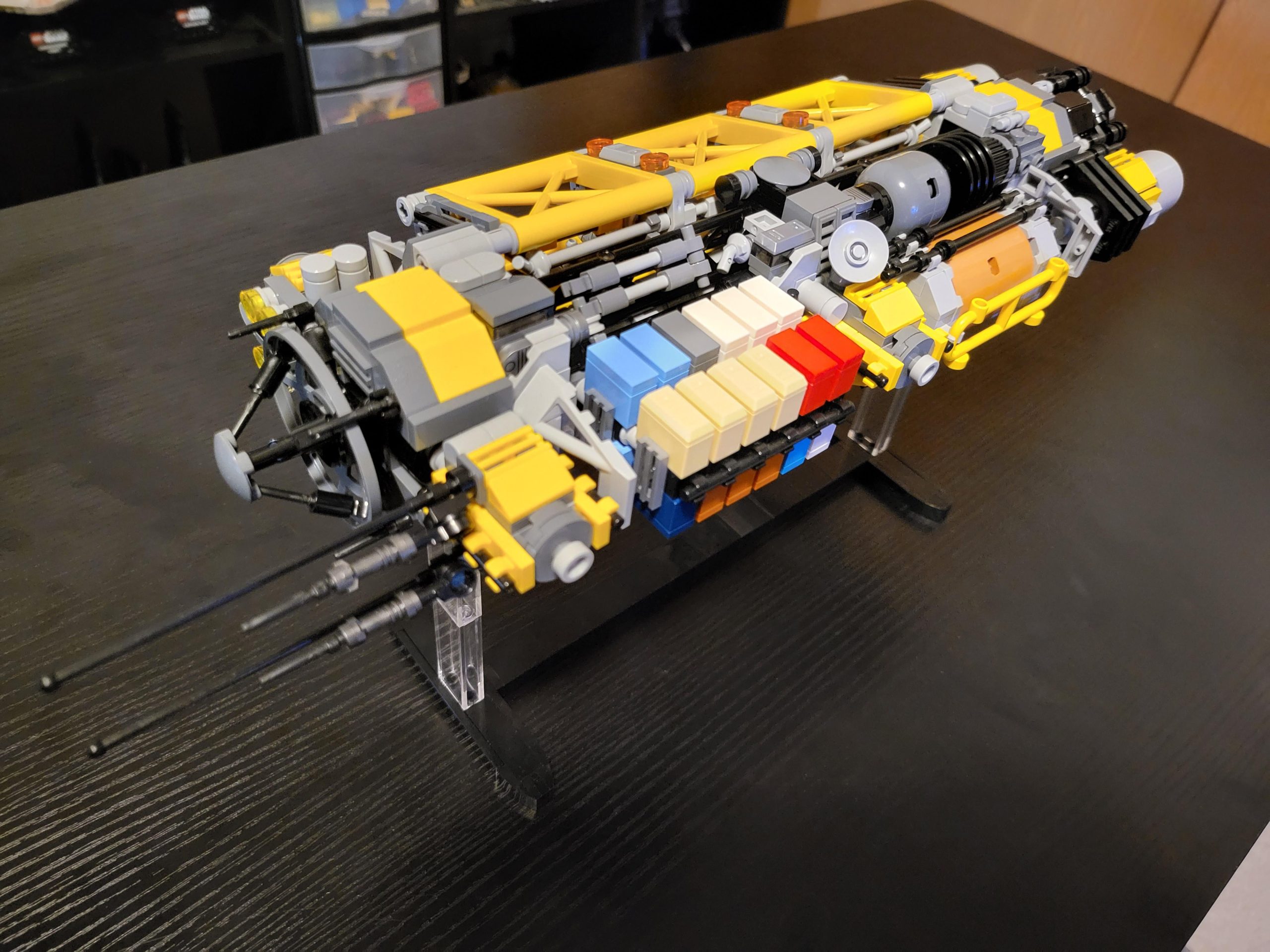 Lego microscale repair ship (MOC)