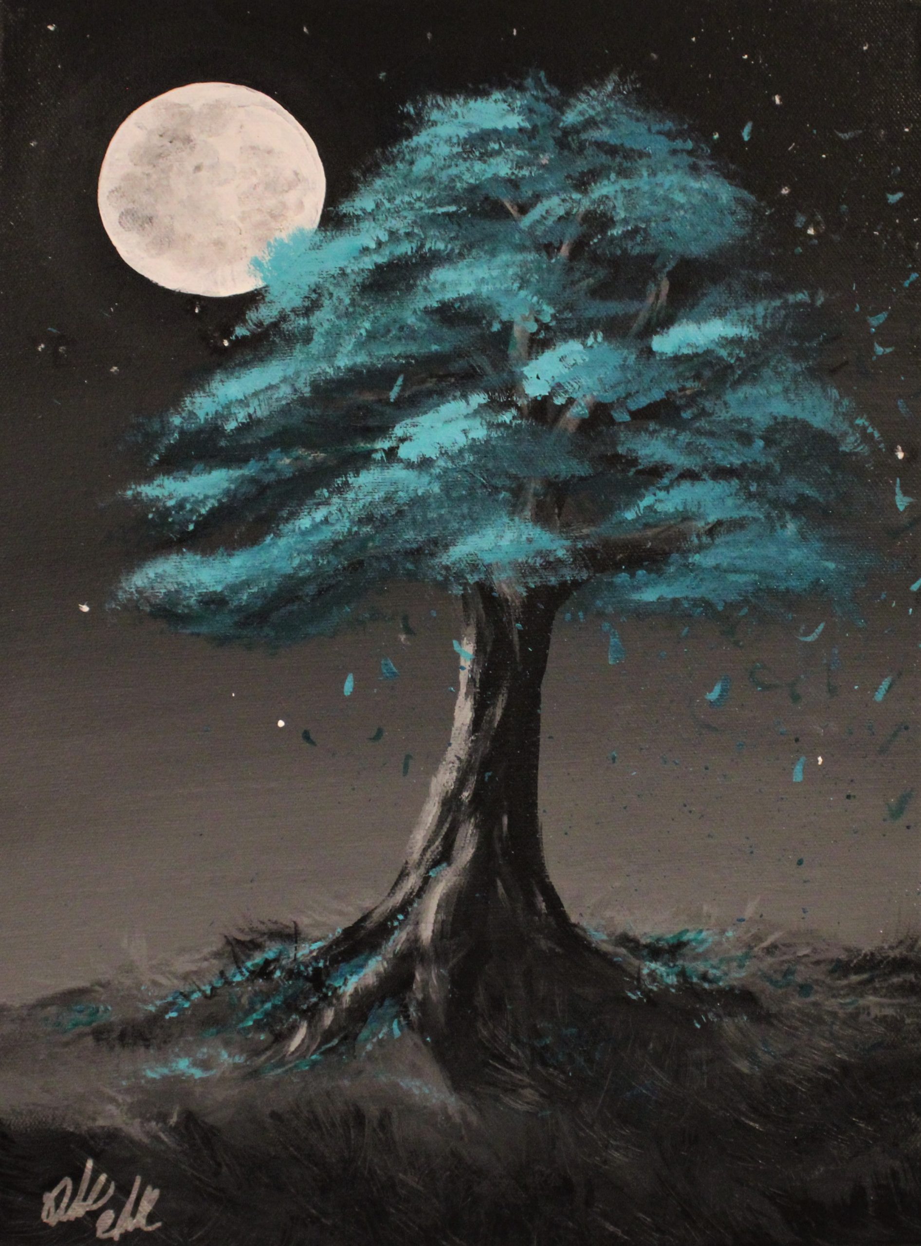 Tree and the Full Moon