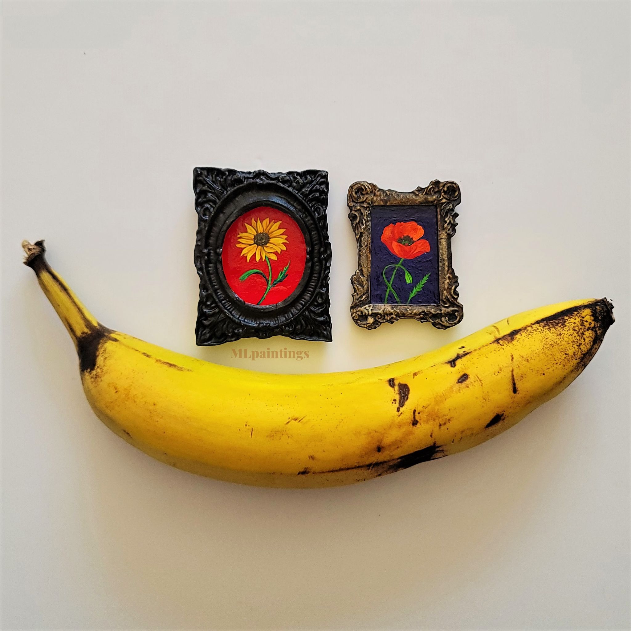My dinky art work, banana for scale!