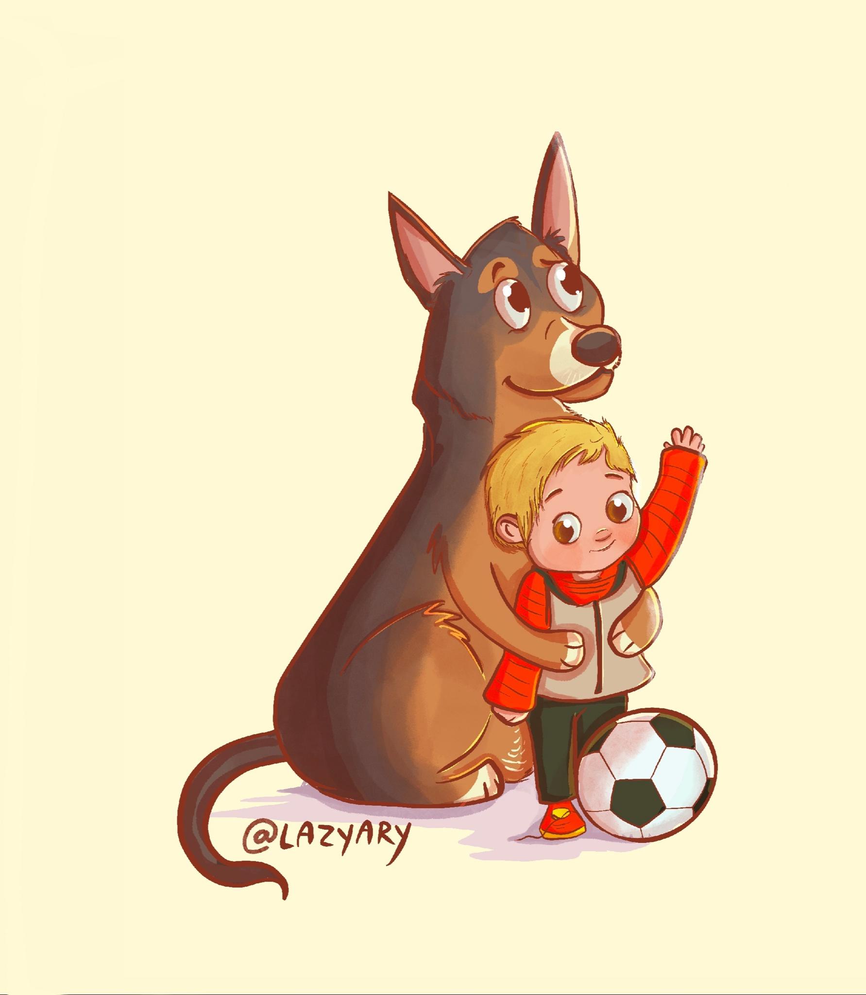 Fetch an illustration fabricated from your pet and his completely buddy! Dm for important aspects