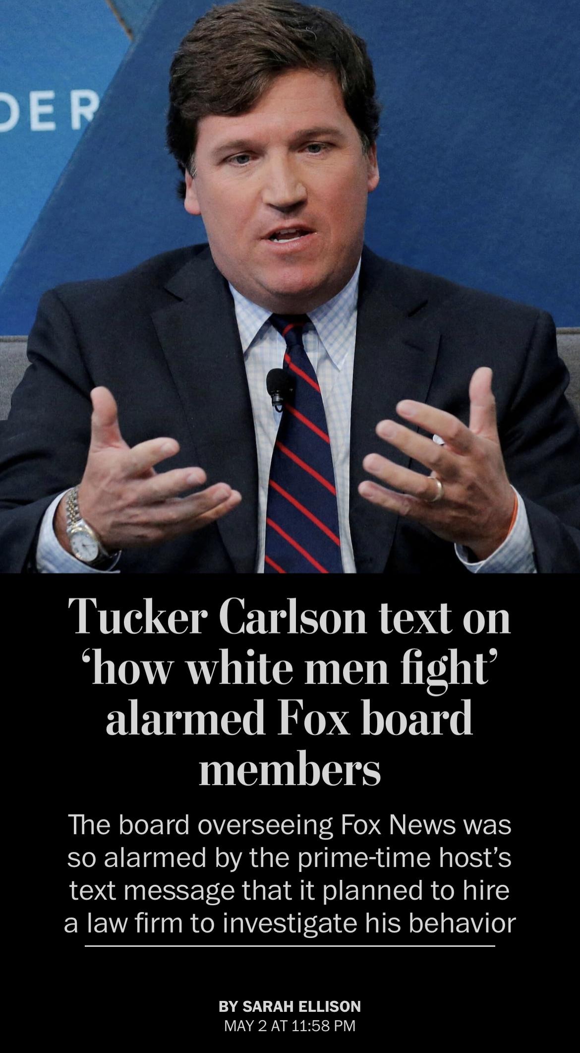 tucker carlson is a sad boi darkish triad malignant sociopath who became sent to boarding faculty across the nation because he loved to hurt animals after his dad remarried a rich woman