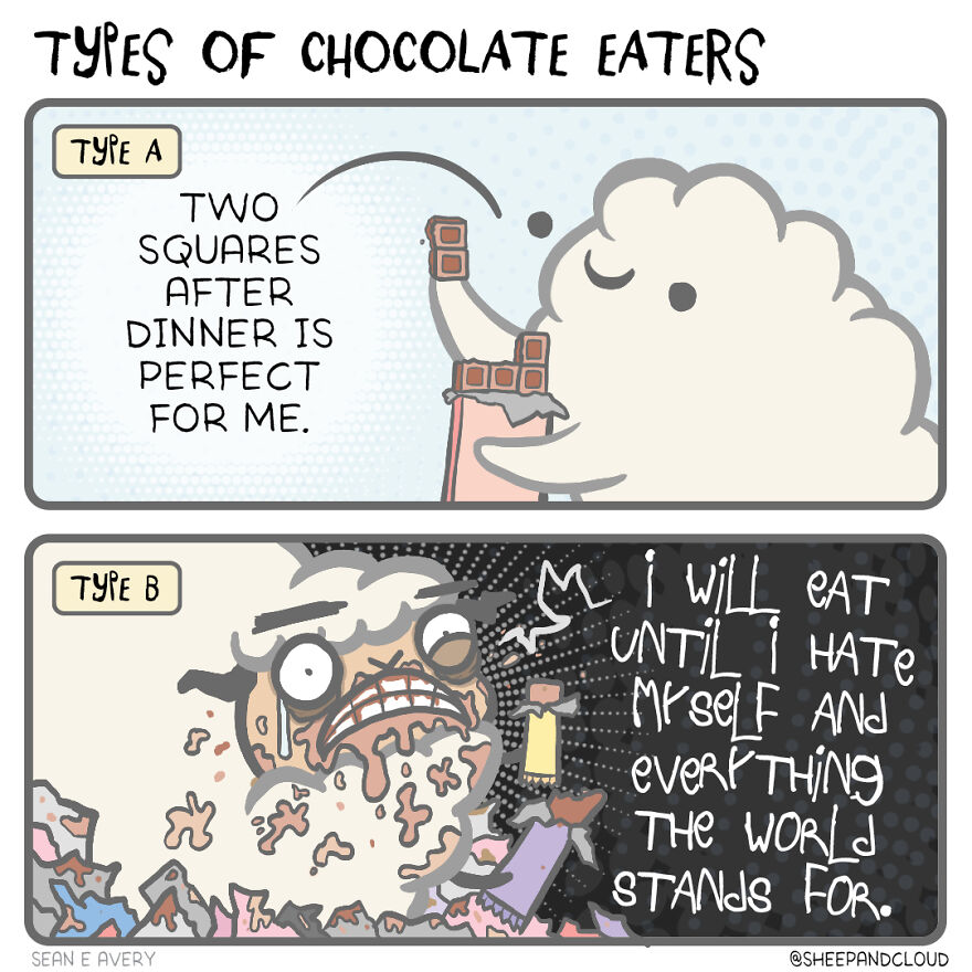 Chocolate eaters