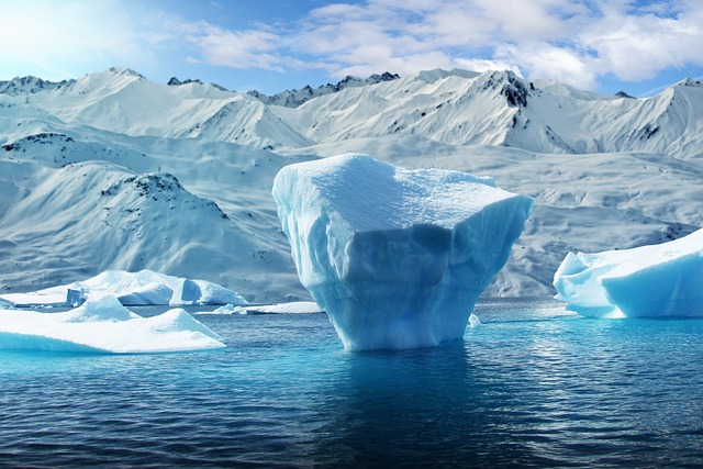 winter, iceberg, season