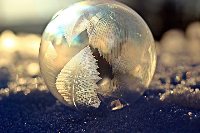 soap bubble, frost bubble, snow
