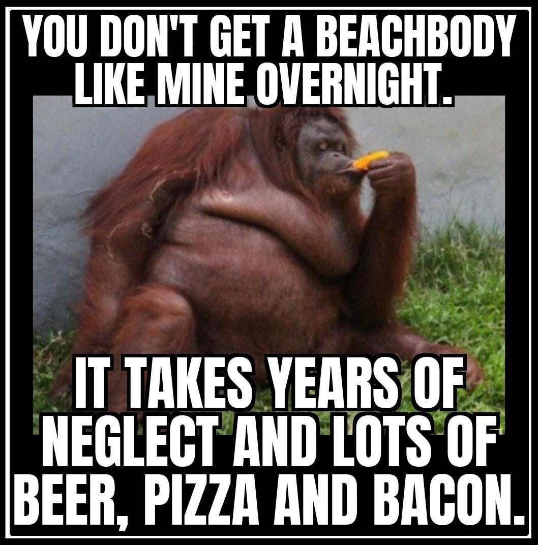 Beachbody humor