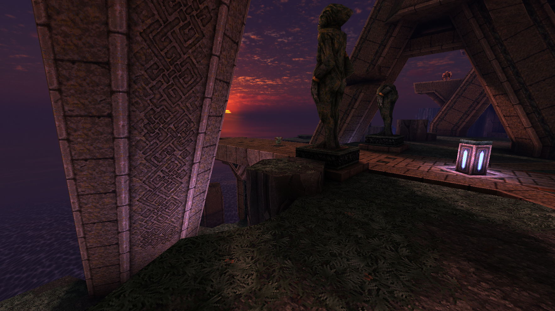 “That we must still voyage so some distance…” from Dwell mod for Quake