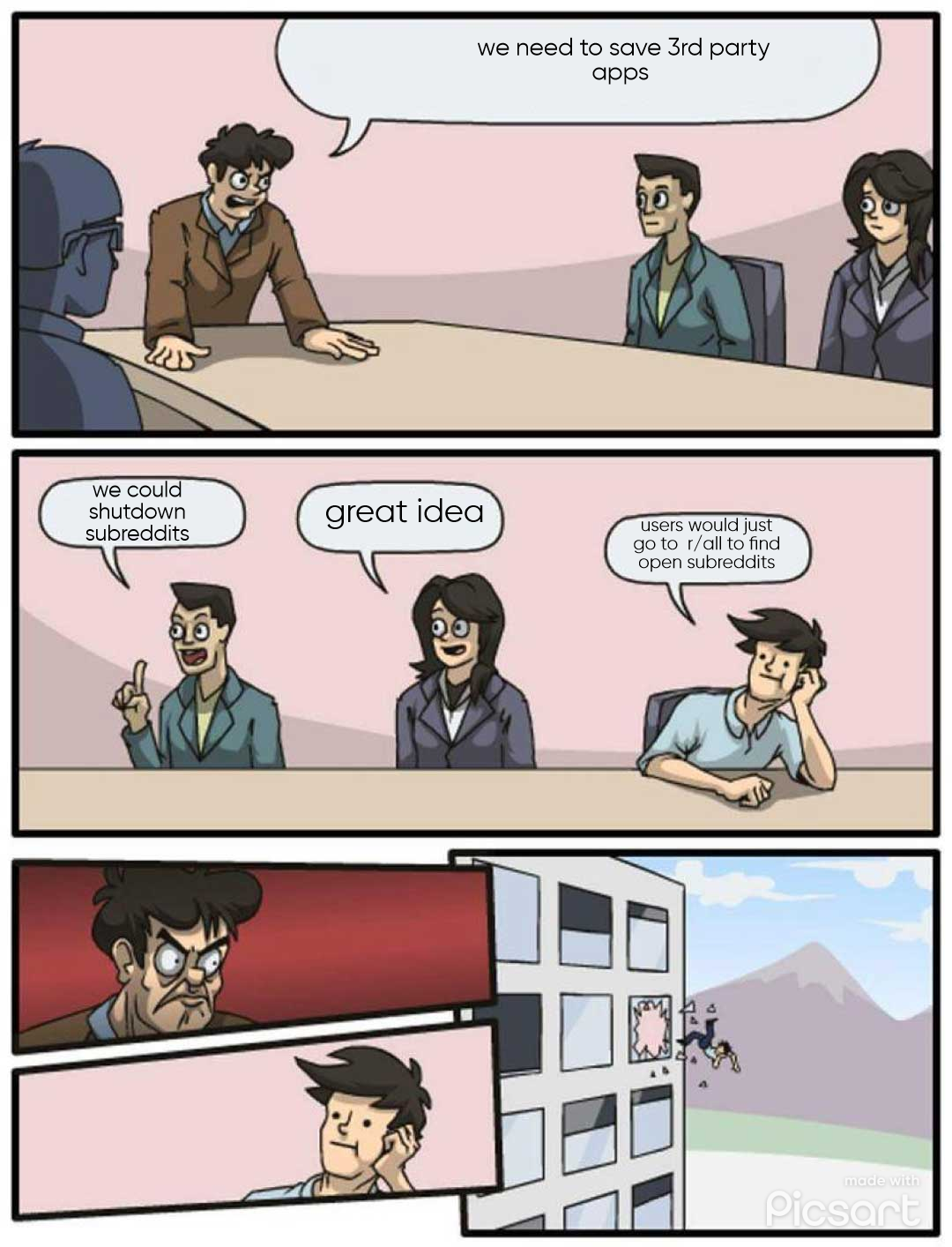 reddit shutdown meeting