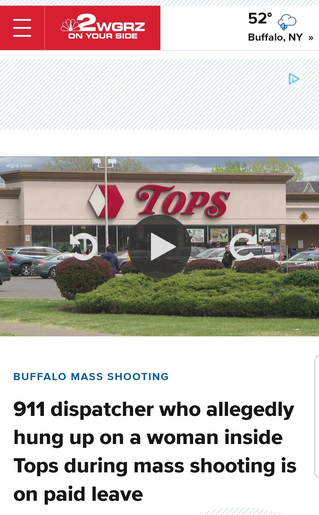 Buffalo 911 dispatcher allegedly hung up on a lady inner Tops at some level of the mass taking pictures.