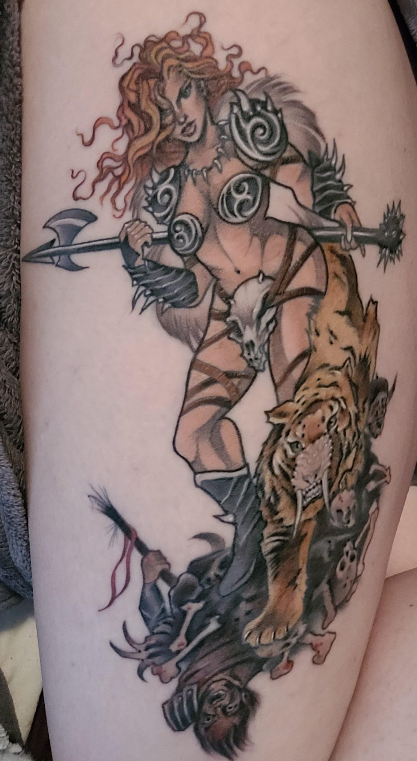 Barbarian Lady Tattoo