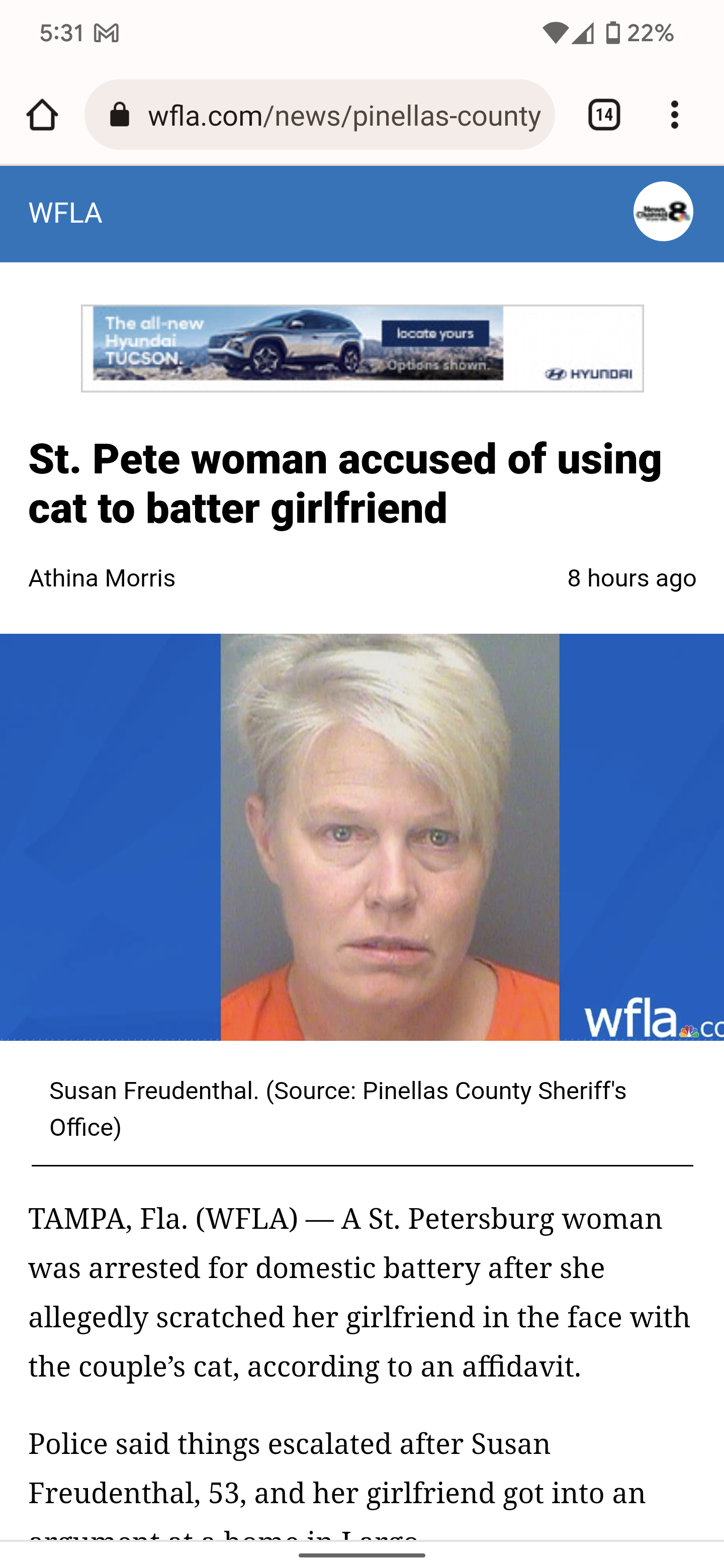 Florida lady strikes all over again