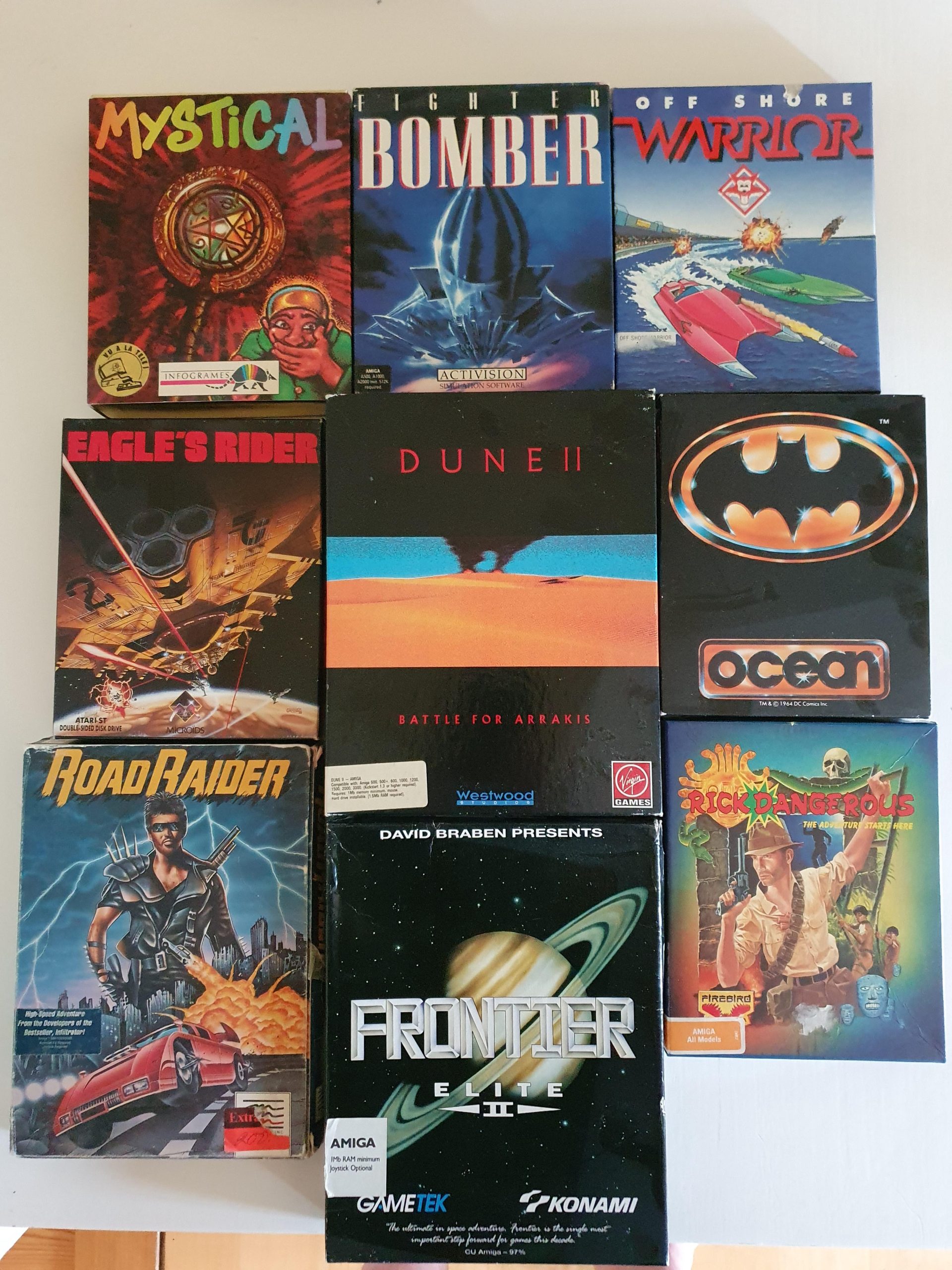 I realized I am this previous – my previous Amiga video games