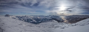 snow, mountains, panorama