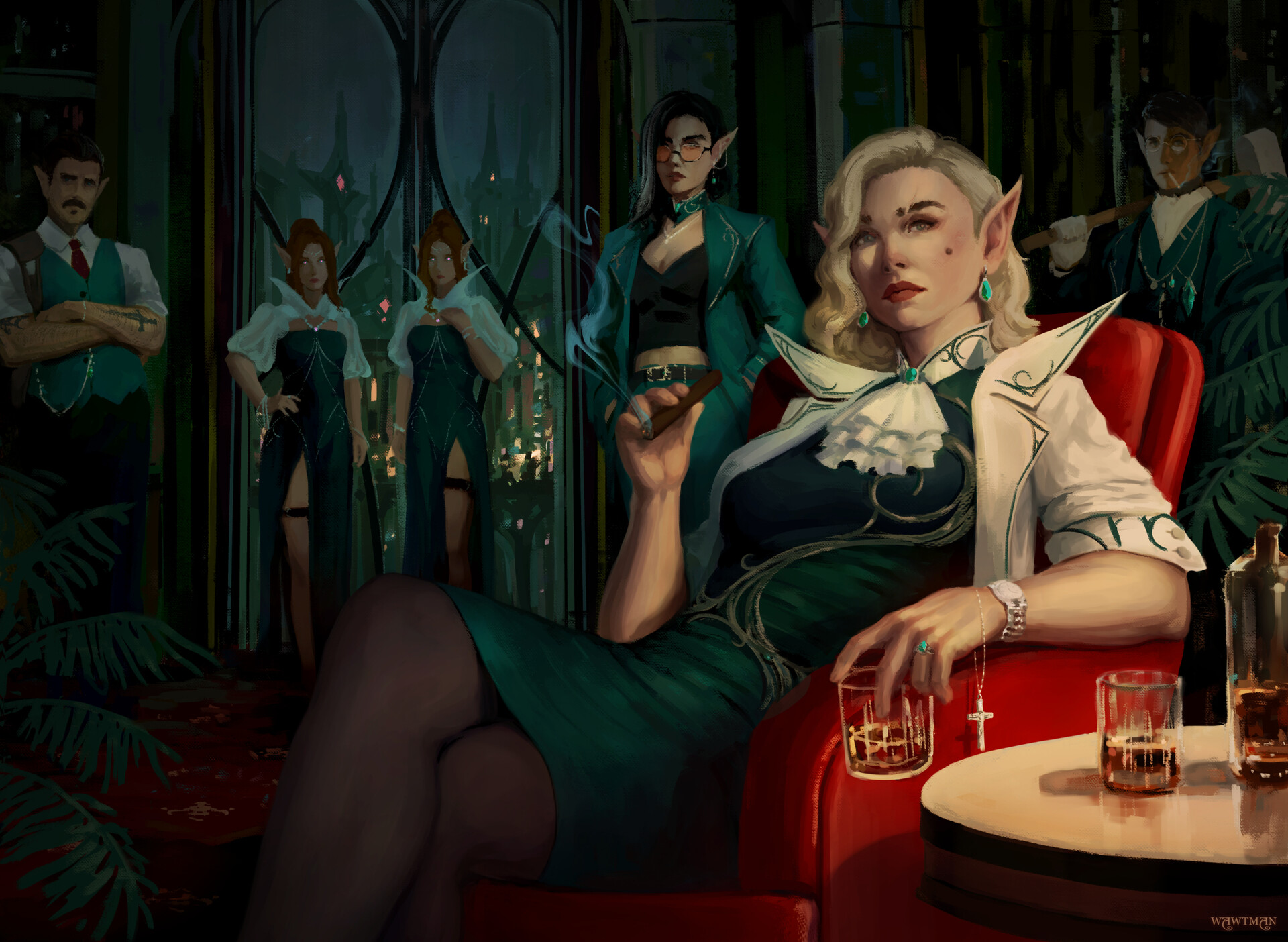 The Elf Mafia by  Ilya Vatutin
