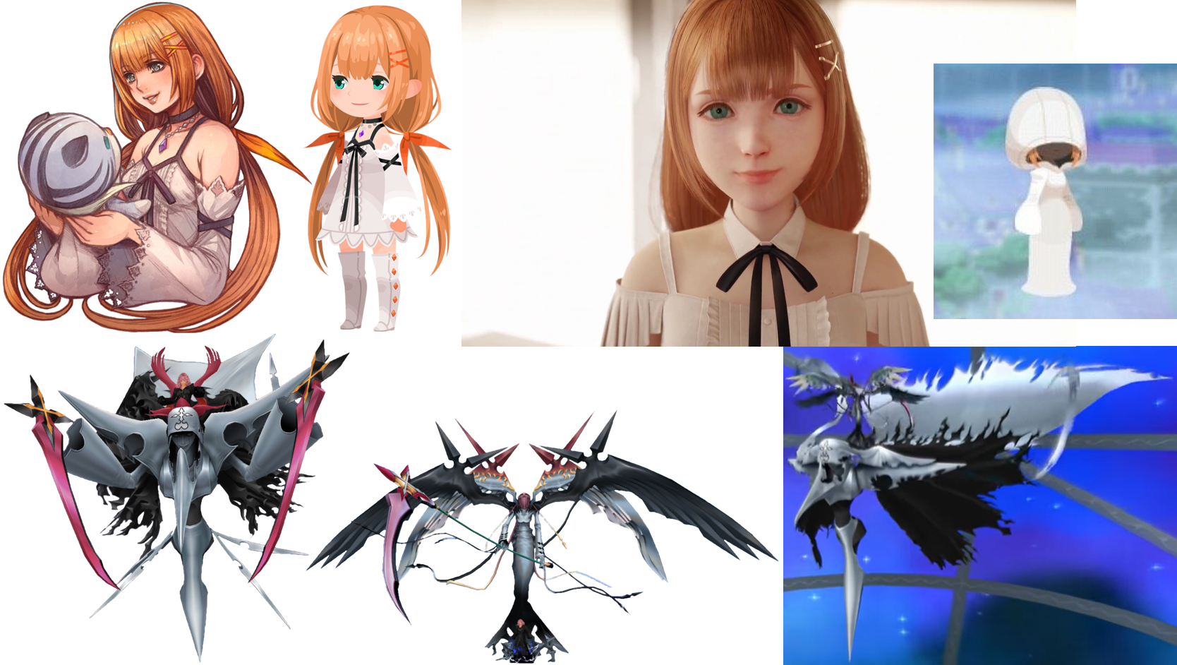 Idea: Strelitzia from KHUχ indirectly one plot or the other presumably turns into the Specter No one from Kingdom Hearts Chain of Recollections that fights alongside Marluxia