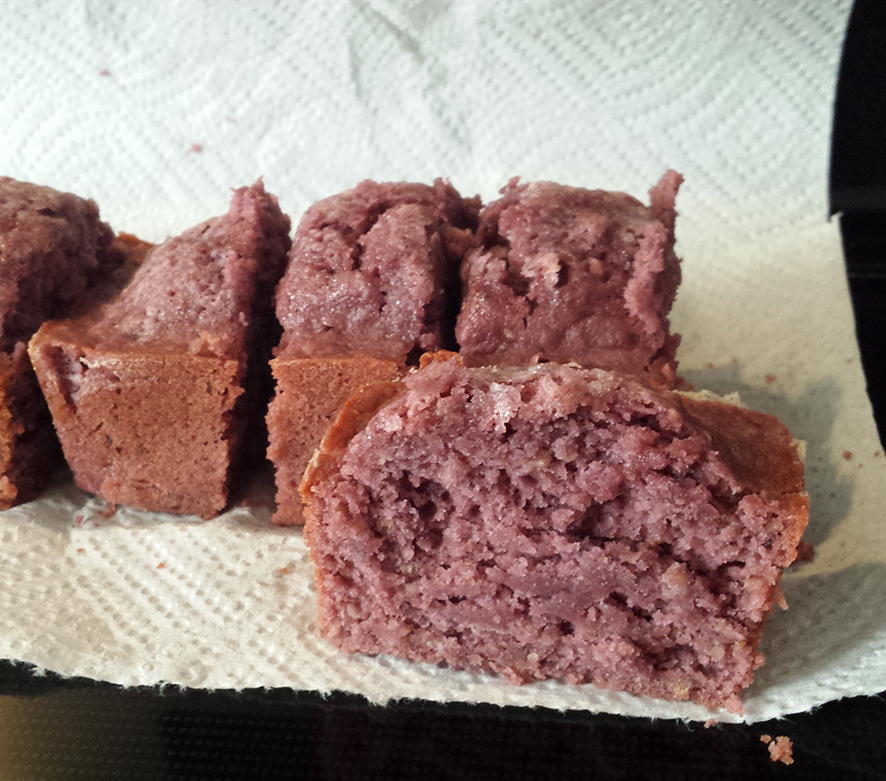 Red Yam and Oatmeal Cake