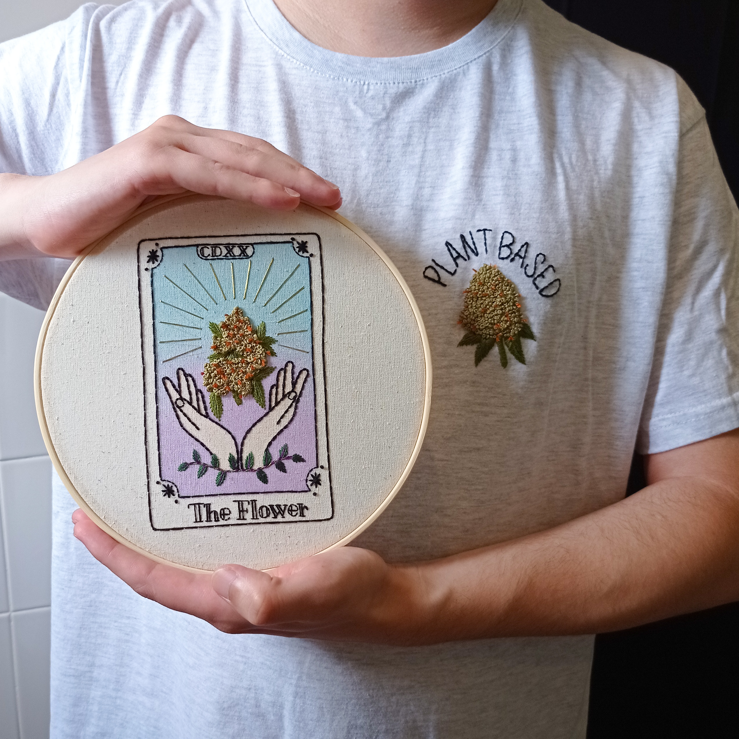 I’m a textile artist, and I have been hand-stitching some 3D Vegetation!