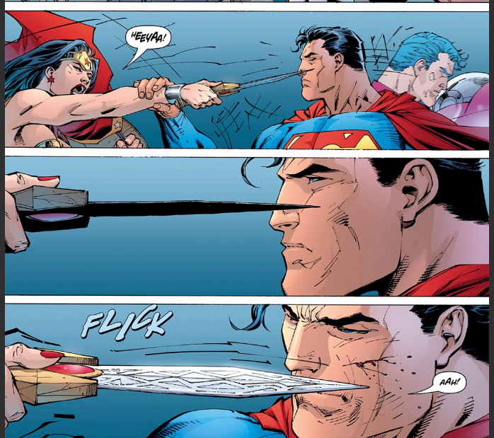 Superman vs wonder lady