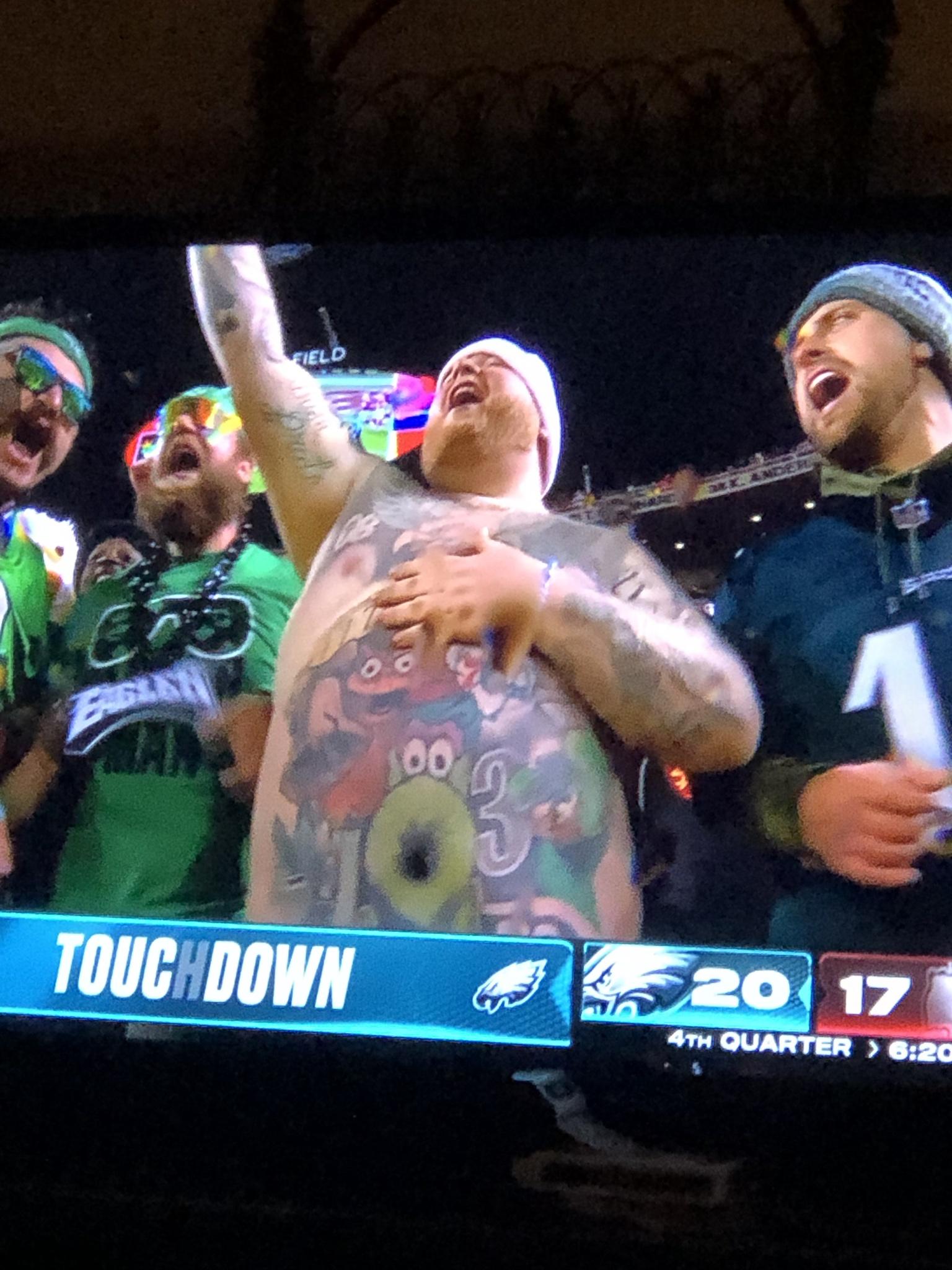 This specimen of man on the Eagles recreation
