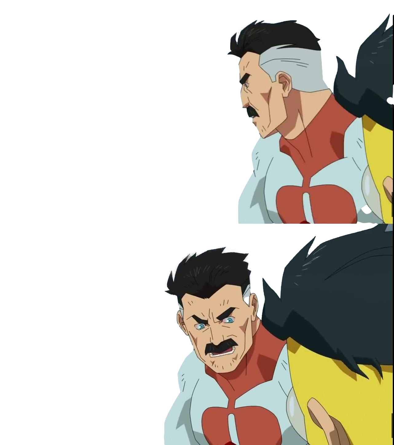 Omni-man / invincible / recognize what they want / template HD + Clear background