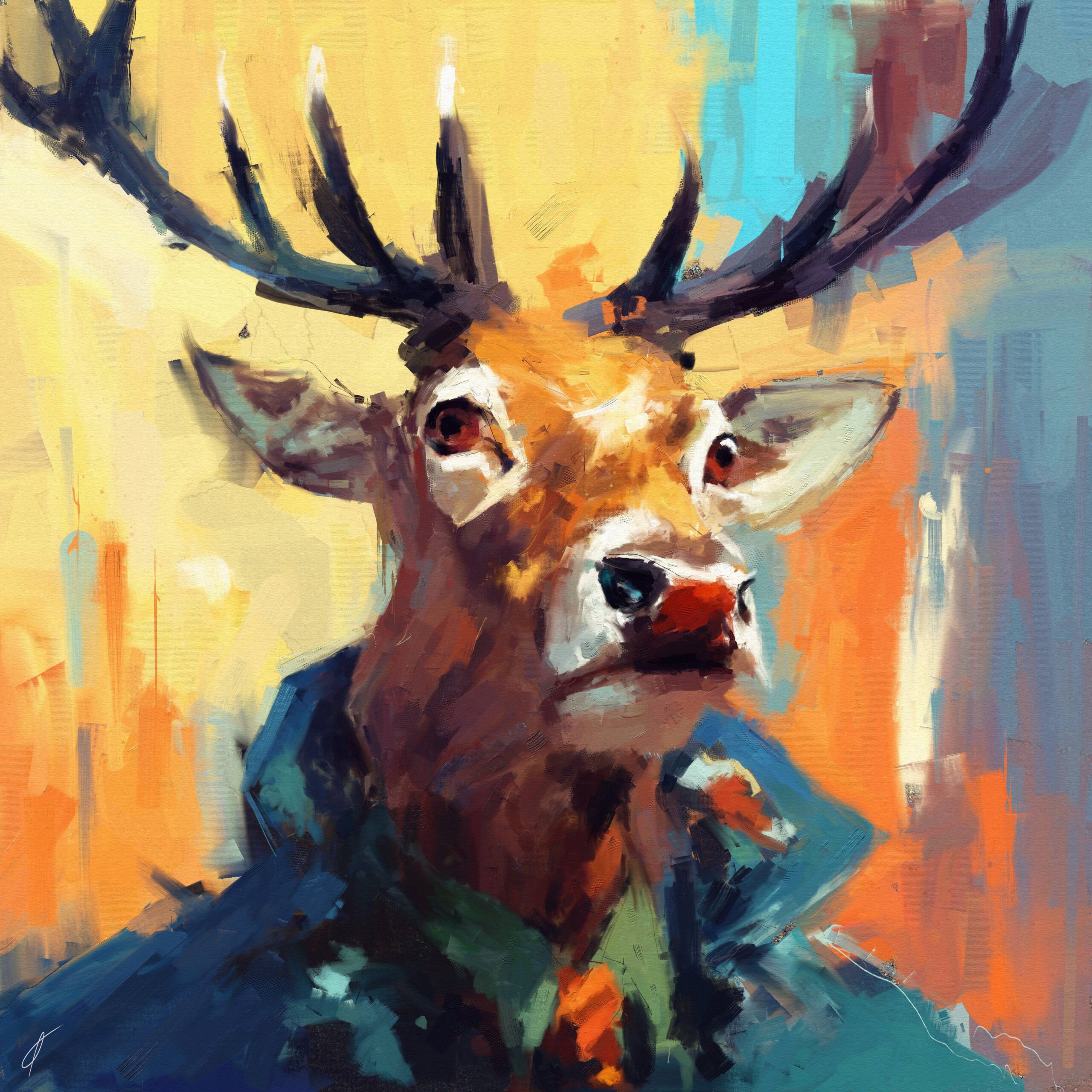 Deerlike, my new paintings