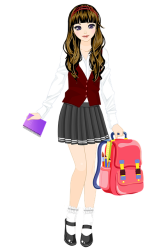 education, schoolgirl, uniform