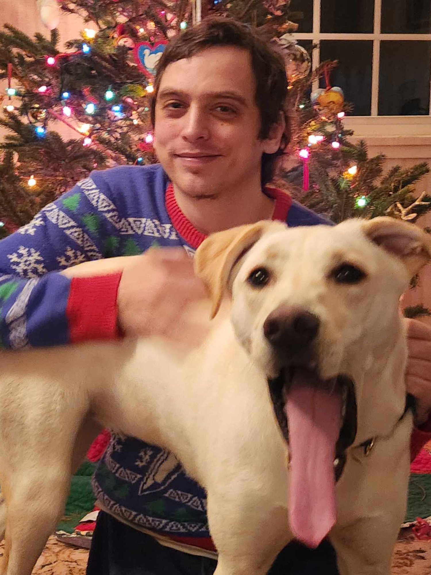 Merry Christmas from Connecticut from me and my ball of chaos